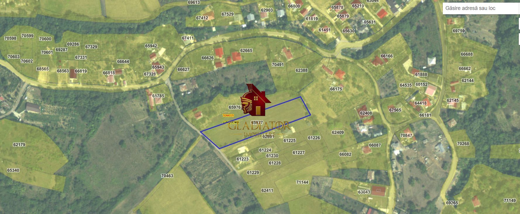 Teren parcelabil in Tomesti, intravilan, pozitionare foarte buna - Poză 1