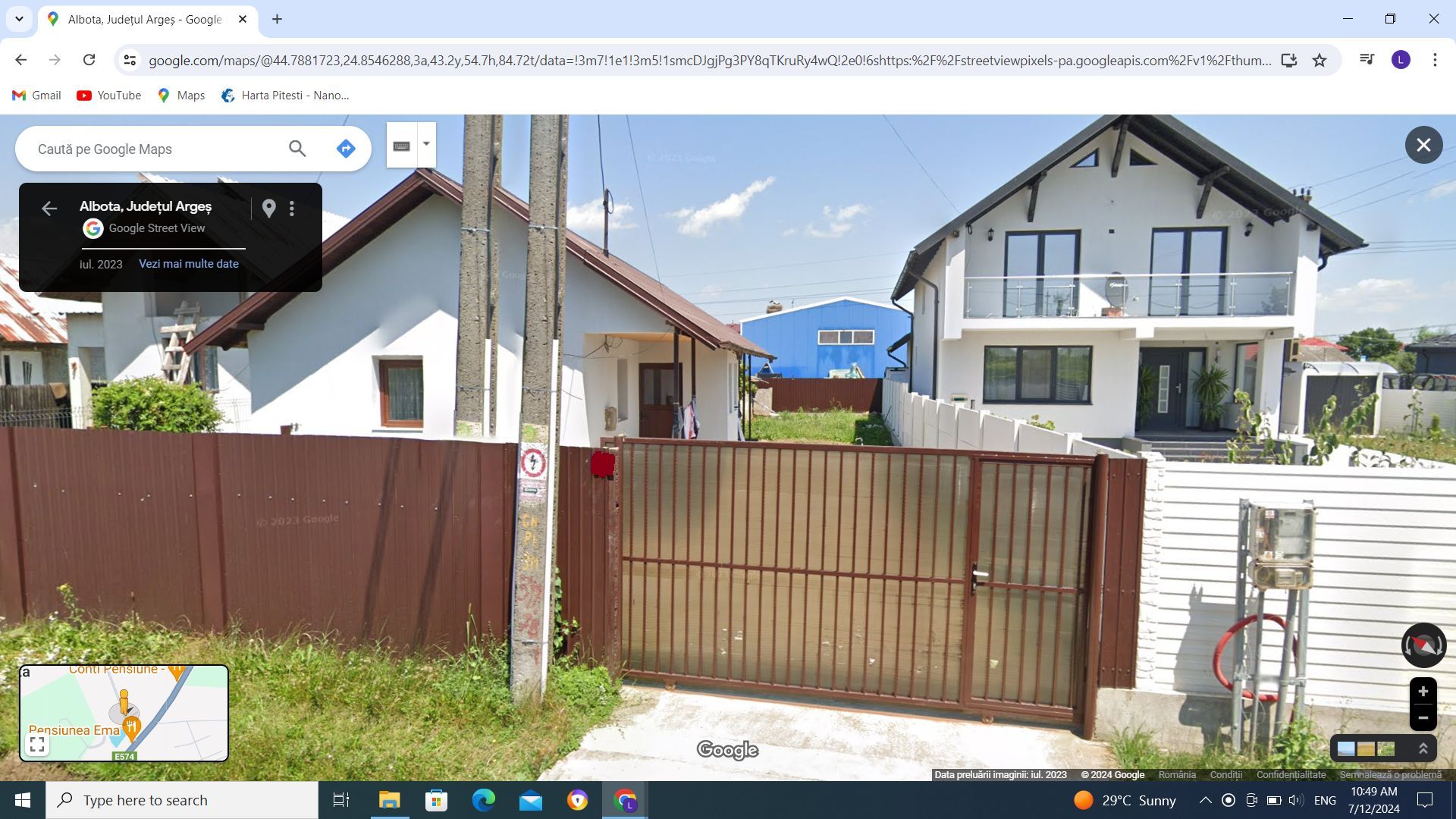 Vanzare casa Albota la intrare - Poză 1