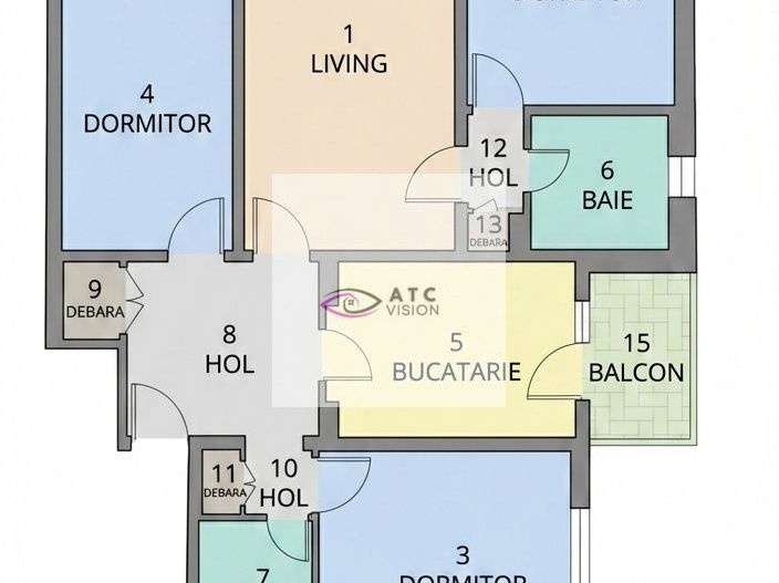 Apartament 4 camere-Calea Rahovei-Liceu Dimitrie Bolintineanu-Etaj 1 - Poză 8