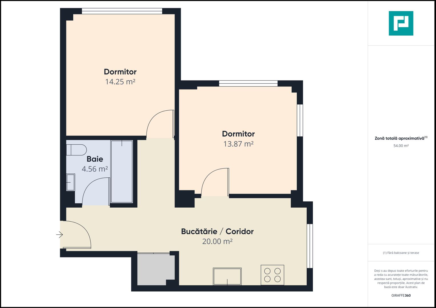 Apartament cu 2 camere in zona Alfa - Poză 7