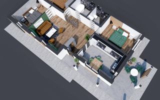 CASA INDIVIDUALA PLAN PARTER - 128 MP - VOROVESTI - Poză 9