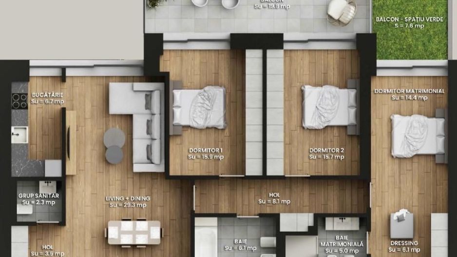Confortul unei case, siguranta unui bloc! 113 utili lux - Poză 9
