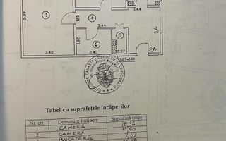 Apartament 2 camere decomandat 59 mp – Mutare imediată - Schiță 12