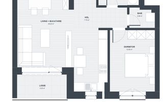 Vânzare, apartamente, 2 camere, Coresi Avantgarden, Brașov - Schiță 7