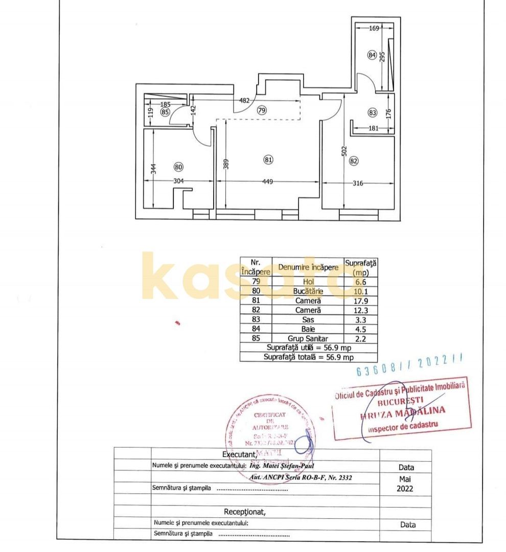 OPORTUNITATE | APARTAMENT 2 CAMERE | AVIATIEI | ONIX PIPERA | 57 MP - Poză 8