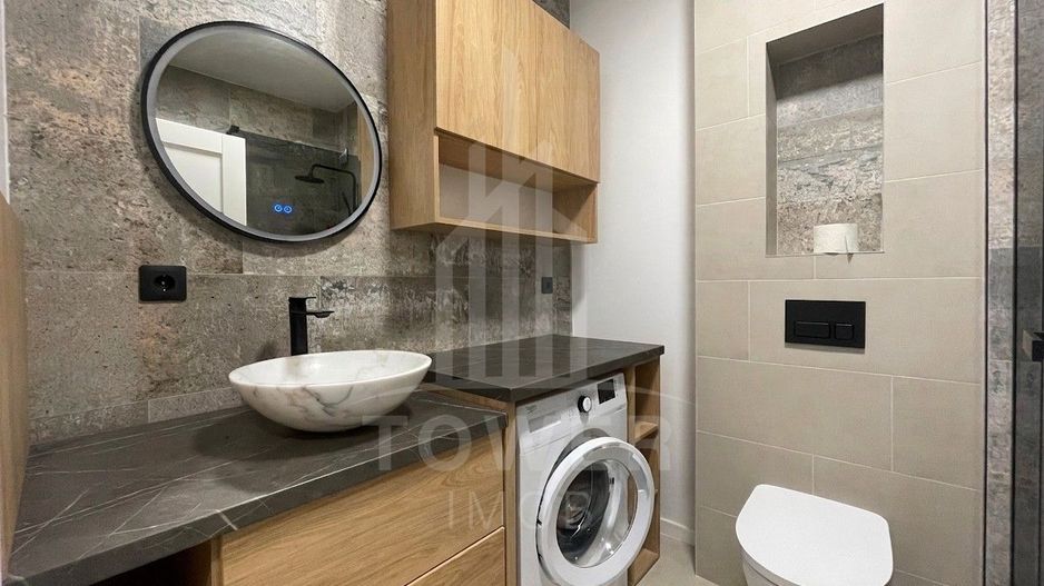 Apartament 2 camere decomandat,et 1-55mp,mobilat,6mp balcon,zona Brana-Selimbar - Poză 11