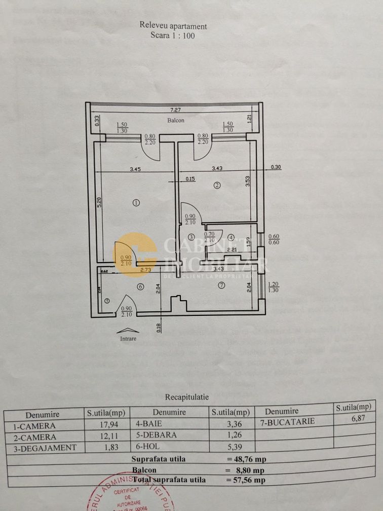 Cotnari - 2 Camere Decomandat - Etaj Intermediar - Fara Risc - Poză 7