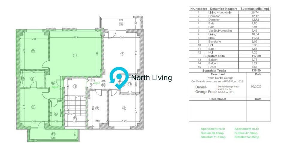 Apartament 3 camere | 2 băi | balcon | Străulești | etaj 2 - Poză 11