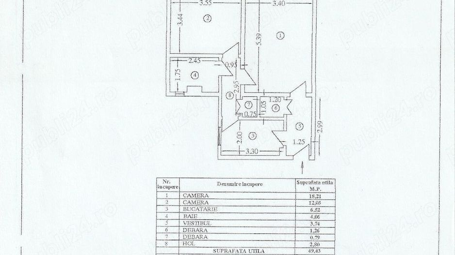 Apartament 2 camere de vanzare Lujerului - Poză 10