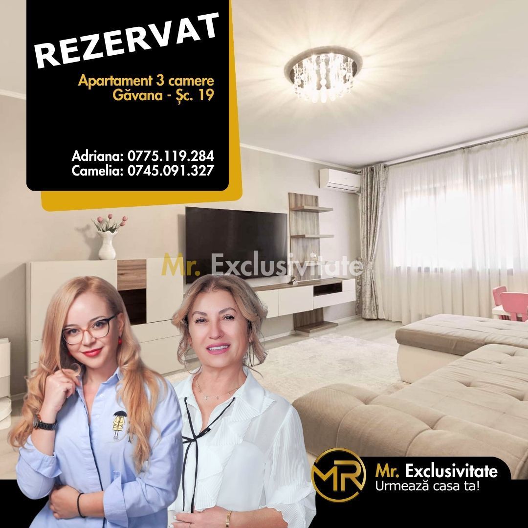 Ap 3 camere renovat, gata de mutat | Găvana | Et. 2 | Mobilat complet - Poză 1