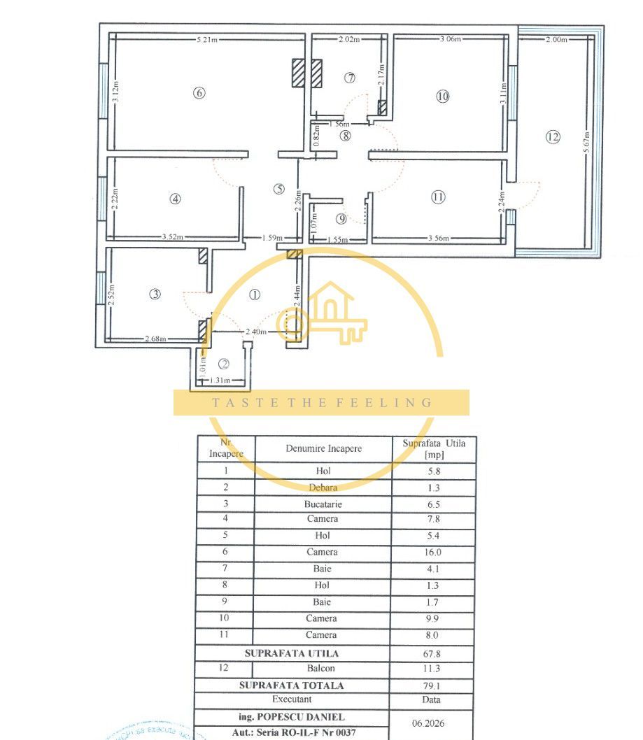Apartament 3 Camere 90mp!-Mobilat &Utilat/-Bloc din 1982-Nicolina 1 - Poză 7