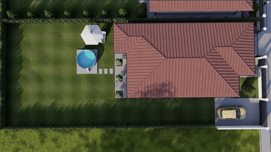 Casa, case semifinisate, la rosu, fundatie, complex rezodential Amati - Poză 7