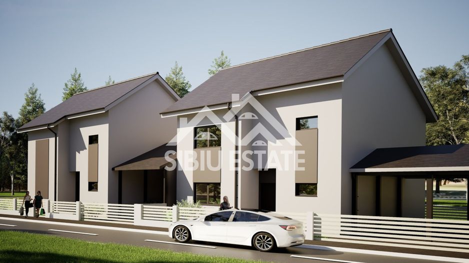 Casa Sibiu 4 camere, 2bai, terasa, carport, locatie Selimbar - Poză 16