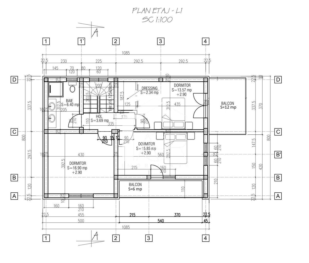 Vila P+1E, cu 4 camere, Paulesti - Poză 25