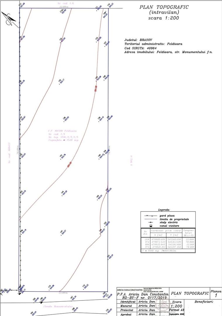 Feldioara,teren casa intravilan, utilitati in fata - Poză 10