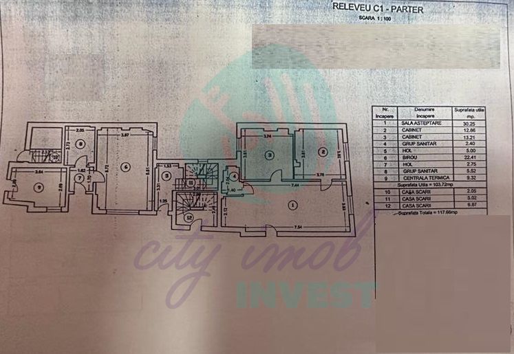 Casa consolidata cu teren de 626 mp - Schiță 16