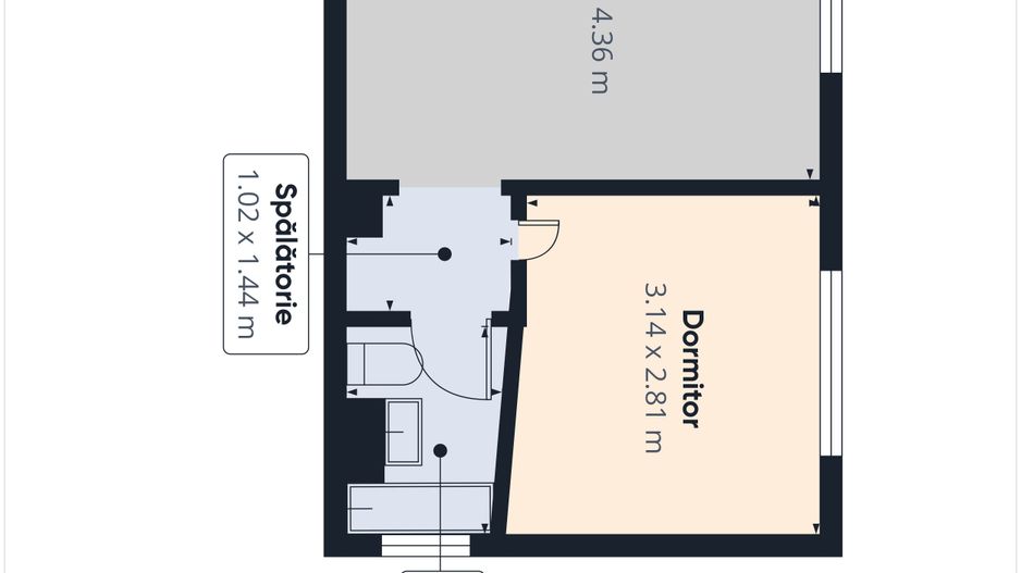 Apartament 2 camere, G. Ureche, zona D. Cantemir - Poză 8