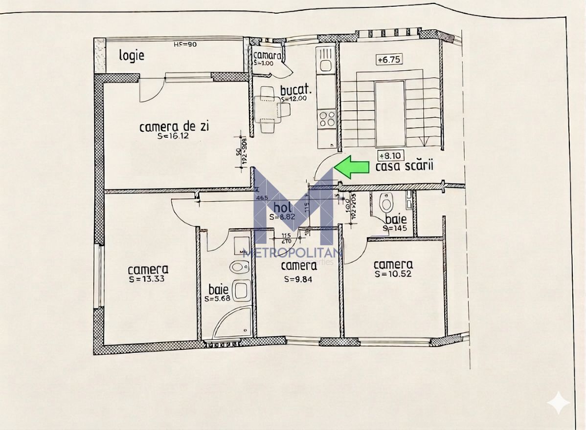Apartament 4 camere | 2 băi | 2 locuri parcare | Gheorgheni, lângă Piața Hermes - Poză 19