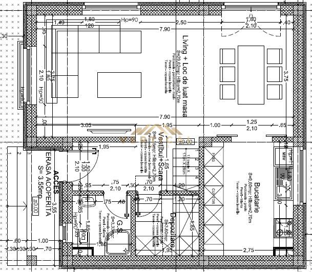 Vila P M | Aproape de scoala | Comuna Berceni - Schiță 3