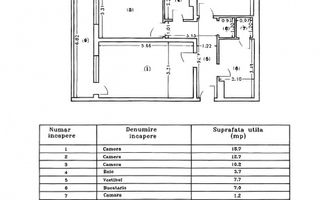 Apartament 3 camere Titulescu | Imobil 1976 - Poză 1