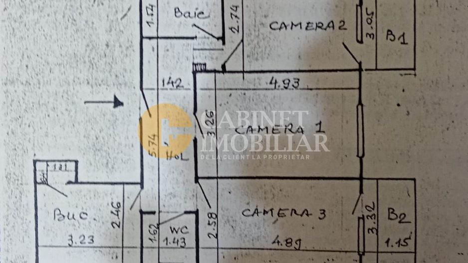 Apartament 3 camere DECOMANDAT - GARA - Poză 2