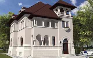 Vila cu arhitectura deosebila de vanzare- Primaverii- televiziune - Poză 6