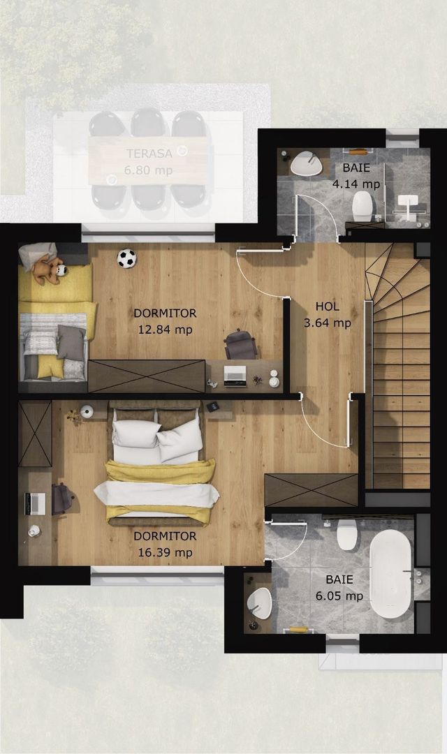 Vilă contemporană în construcție – livrare în 2025, situată în Pipera, Voluntari - Poză 6