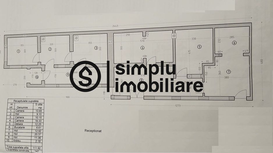 Casa + Teren 1676 Strada Principala Malul Mare - Schiță 8