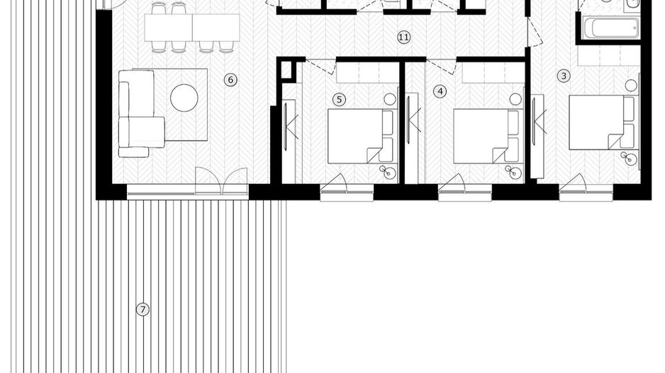 Apartament tip PENTHOUSE proiect nou,  Sibiu - Schiță 6