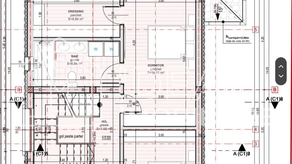 Casa Individuala Moderna cu 4 camere si 318 mp teren, in Selimbar - Schiță 9