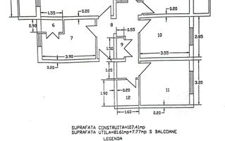 Apartament cu 4 camere, etaj 3, mobilat și utilat, VASLUI - GARĂ; - Poză 10
