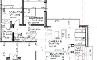Apartamente cu 3 Camere in Andrei Muresanu – Calitate Premium - Schiță 12