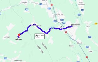 Teren 4044mp, 18 km de Campina, asfalt, utilitati, pretabil investitie