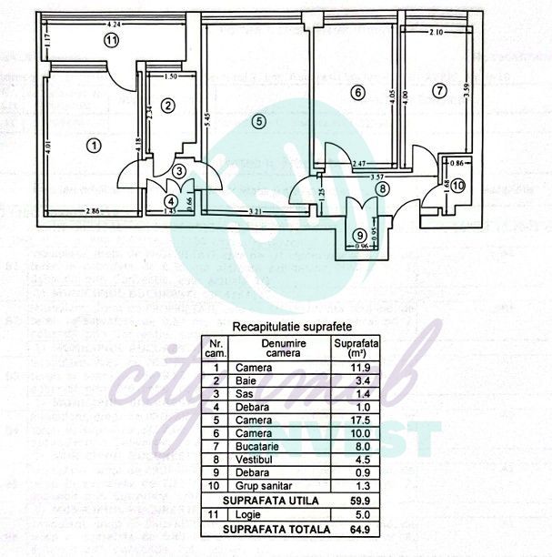 3 camere complet renovat – Iancului - Poză 14