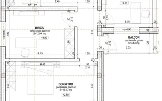 Casă de tip quadruplex, 4 camere, 110 mp utili – Cartierul Arhitectilor - Schiță 14