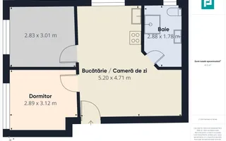 Apartament două camere strada Oituz - Poză 12