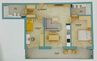 Apartament 3 camere la cheie – ansamblu nou – Doamna Stanca - Poză 1