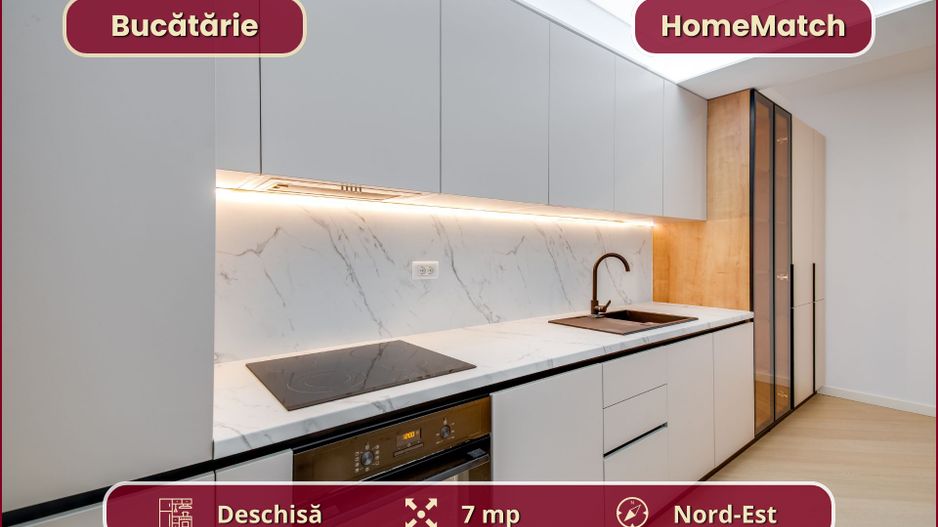 Cortina North || 2 camere || Finisaje de lux || Parcare || Comision 0% - Poză 5