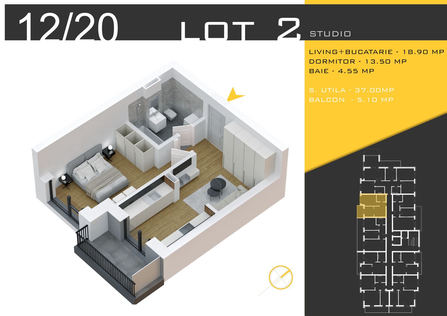 2 camere  Titan Pallady  Metrou Nicolae Teclu - Schiță 11