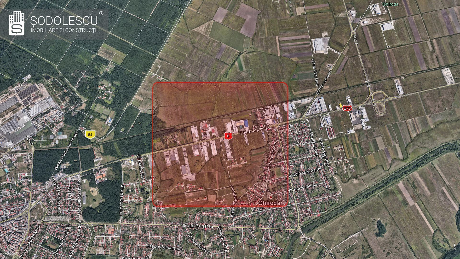 Teren 10,265 mp Ghiroda / Calea Lugojului - Poză 2