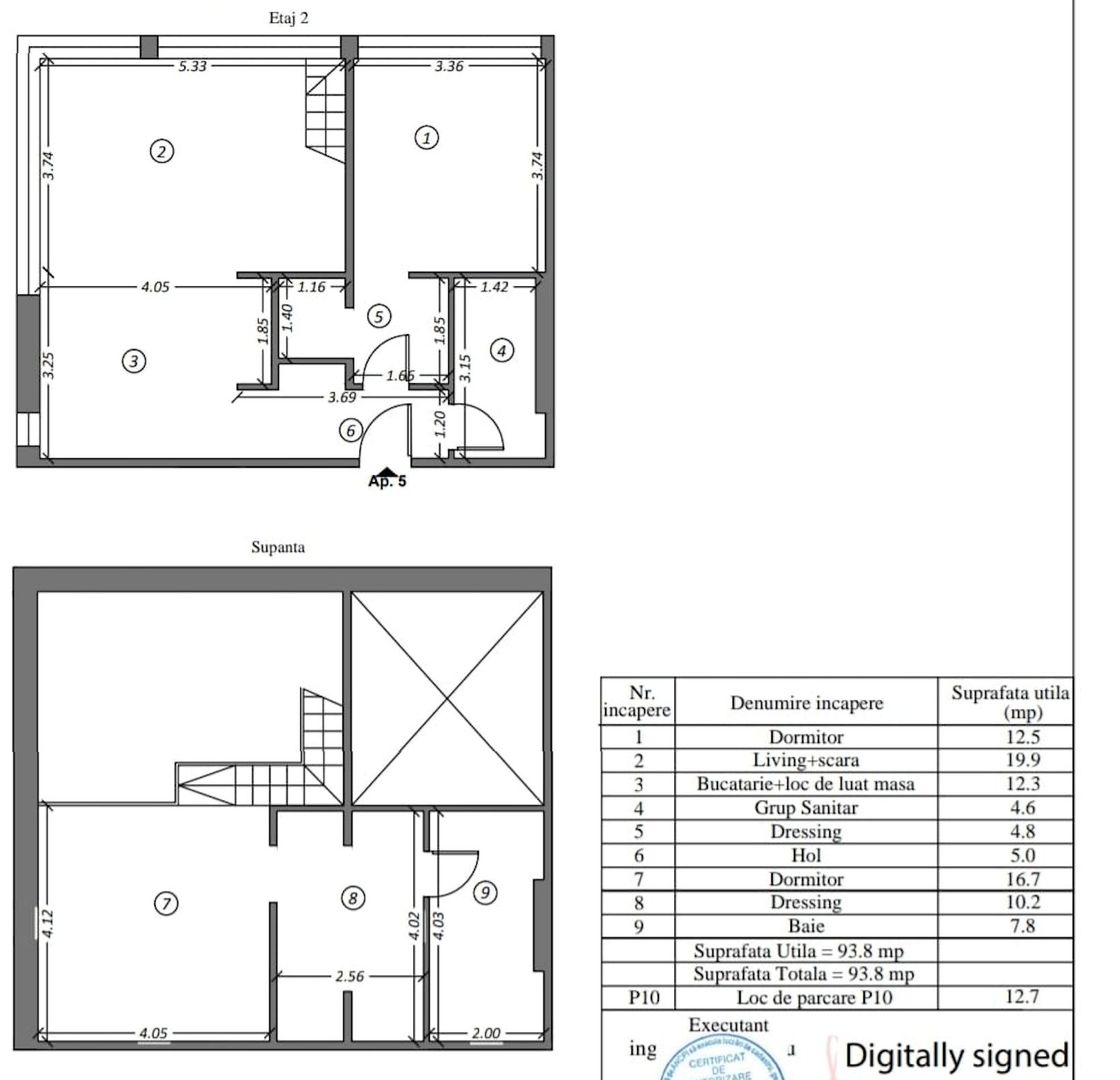 Complexul Studențesc | 3 camere | Scară interioară | 94 mp | Parcare privata - Poză 24