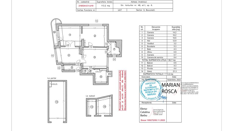BRASADAS vinde ap 3 cam etaj 1/3 in zona Unirii. - Poză 2