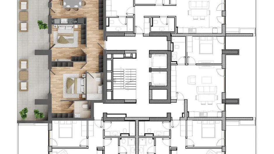 APARTAMENT 3 CAMERE | 13 SEPTEMBRIE | PROIECT NOU - Poză 10