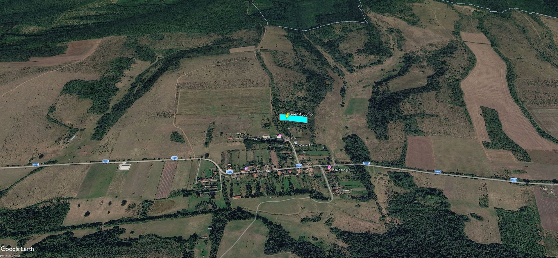 Teren extravilan 4300mp în Bogda, județul Timiș - Poză 2