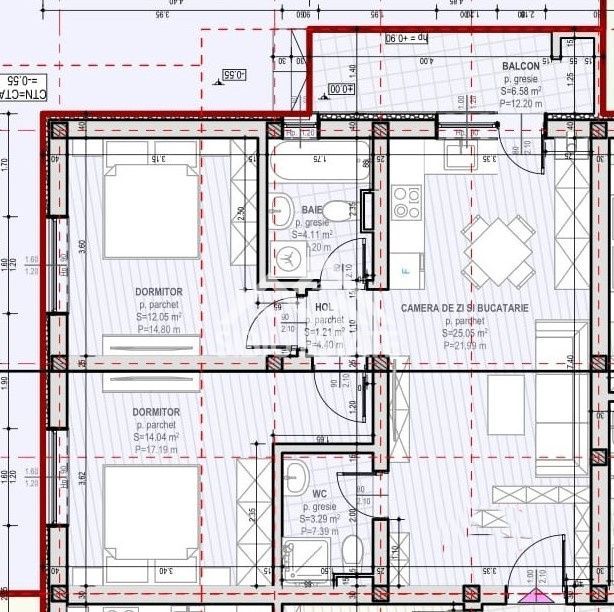 Apartament 3 camere, 2 bai, Selimbar, Sibiu - Poză 3