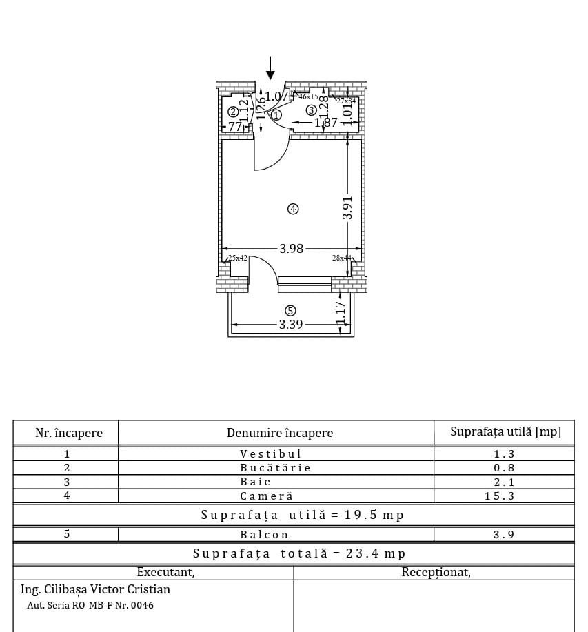 Garsoniera cu balcon, Bd. Ion Mihalache, etaj 3,  lift, Domenii - Poză 6