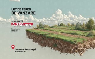 Teren intravilan, 4200 mp, adiacent A0 si Centura Sud - Poză 1