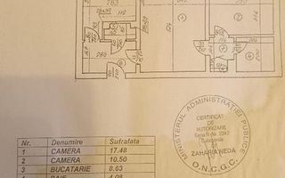 2 Camere - 57MP | Etaj Intermediar | 1981 | M Lujerului la 5 minute - Schiță 1