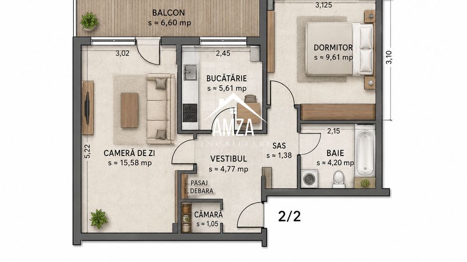 🏡 Apartament de vânzare – Zona Calea Dumbrăvii | Intrarea Siretului - Poză 11