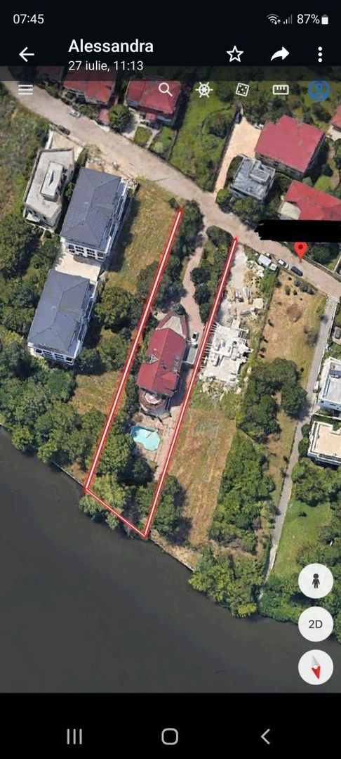 Vilă deschidere  lac Grivița  direct proprietar cu 20 m și 20 strada - Poză 1